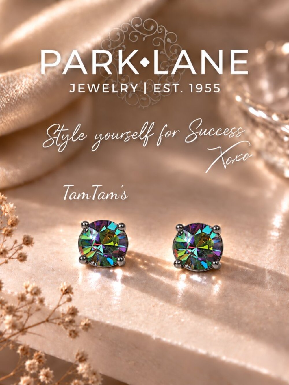 Park Lane Northern Lights stud Earrings